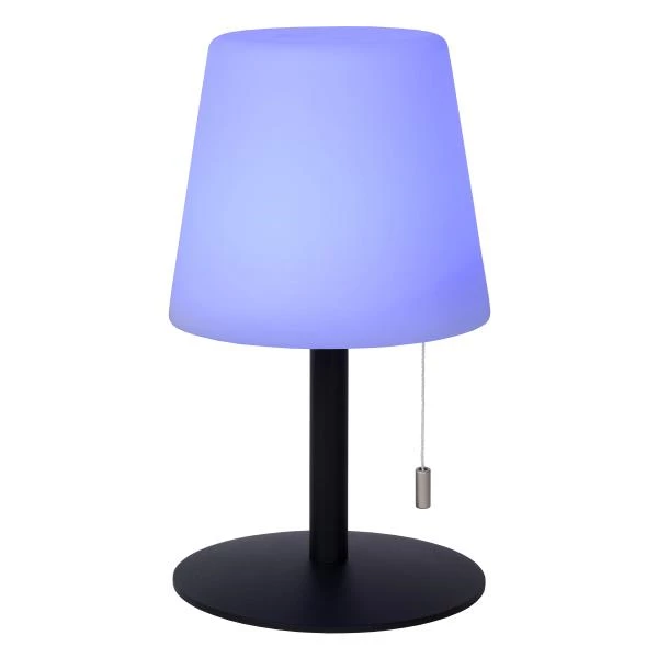 Lucide RIO - Lámpara de mesa Recargable Dentro/Fuera - Batería/acumulador - Ø 15,5 cm - LED Regul. - 1x1,8W 3000K - IP44 - RGB - Multicolor - detalle 1